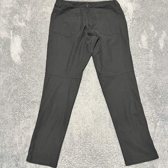 Lululemon ABC Slim Fit Pant Mens 34 (35x30) Warpstreme Gray m5972s Gray *** - Picture 5 of 10